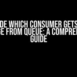 Decide which Consumer gets the Message from Queue: A Comprehensive Guide